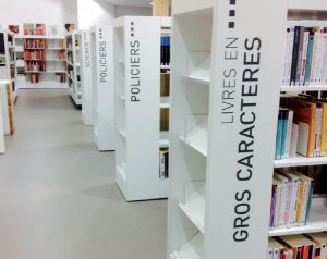 Bibliothèque adhésif intérieur-autocollants-decorationinterieur-grenoble-isere